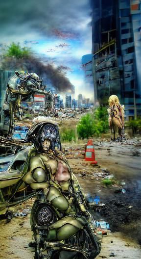 Post disaster apocalyptic evolution of xenobot #film anime h...