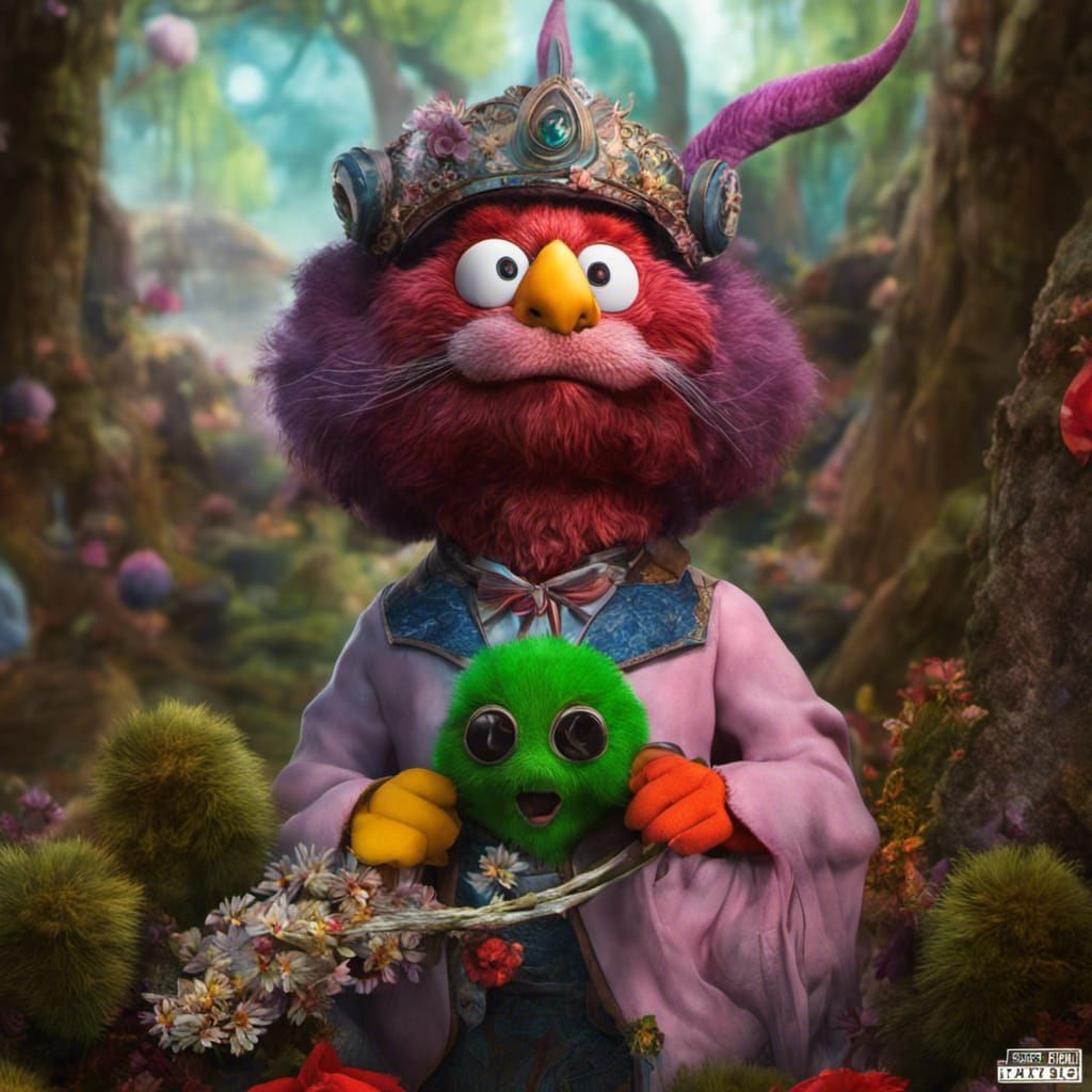 Sir Tallus and his Puppet Pet  by @Chief_Runs-with-scissors