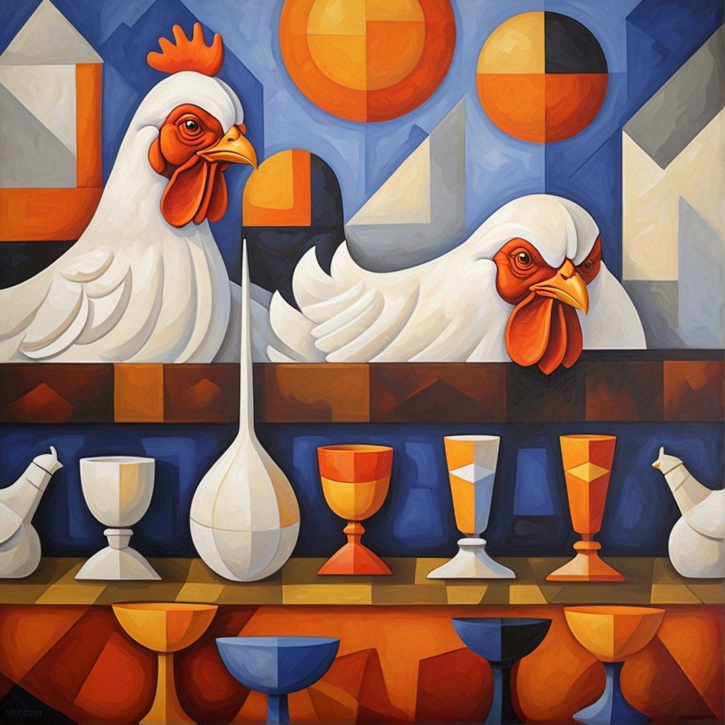 Grumpy Chick #1 - Breakfast in Geometria