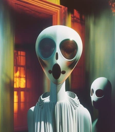 Ethereal Stop-Motion Scene: Wraiths and Strays