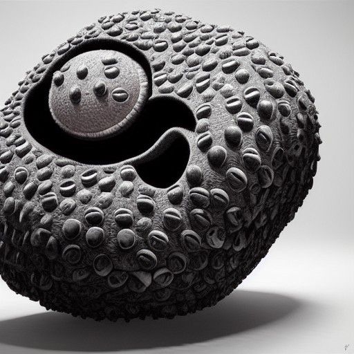 a man-sized living organic creature that looks like Pac-man....