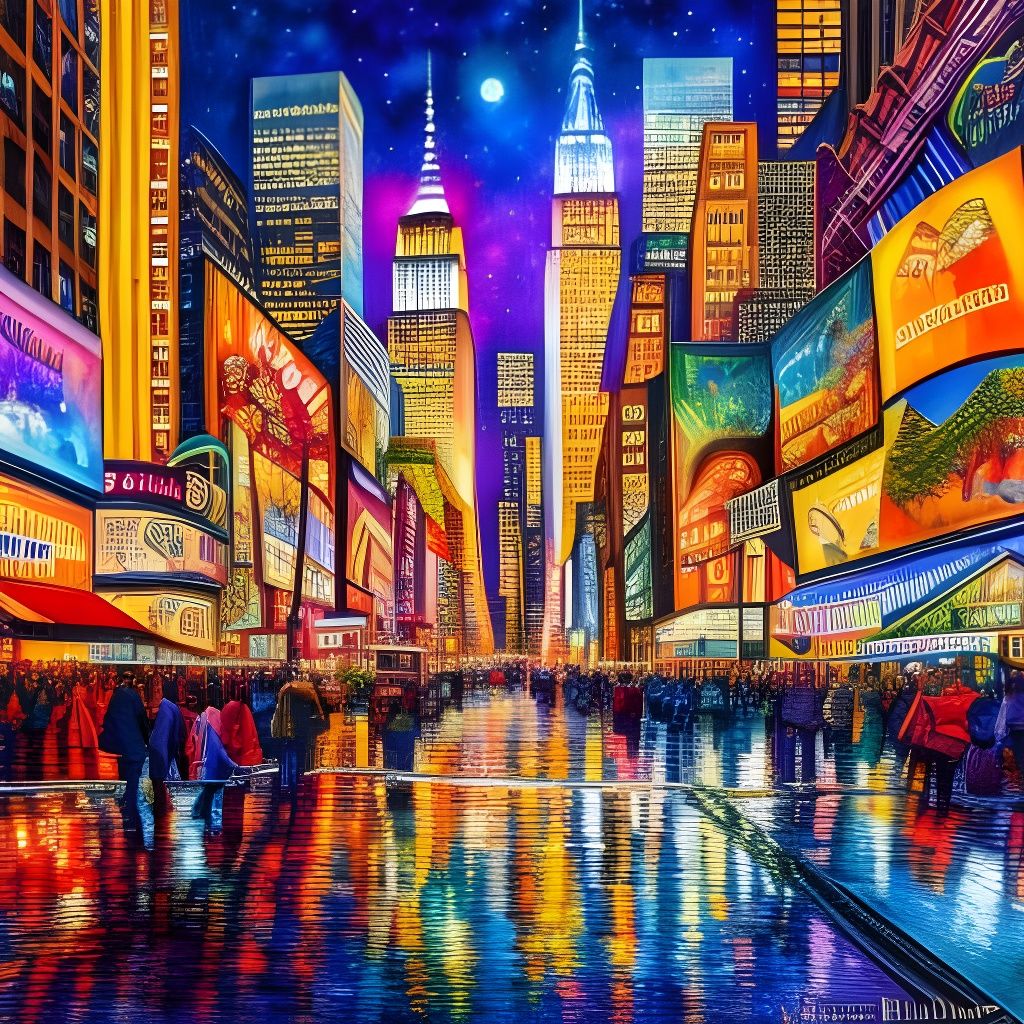 New New York City - AI Generated Artwork - NightCafe Creator