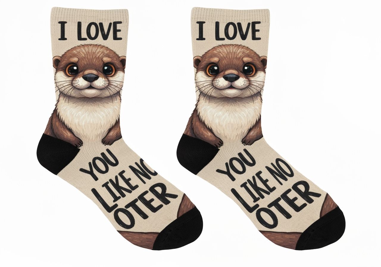 Otter Socks  by @Le Lapin