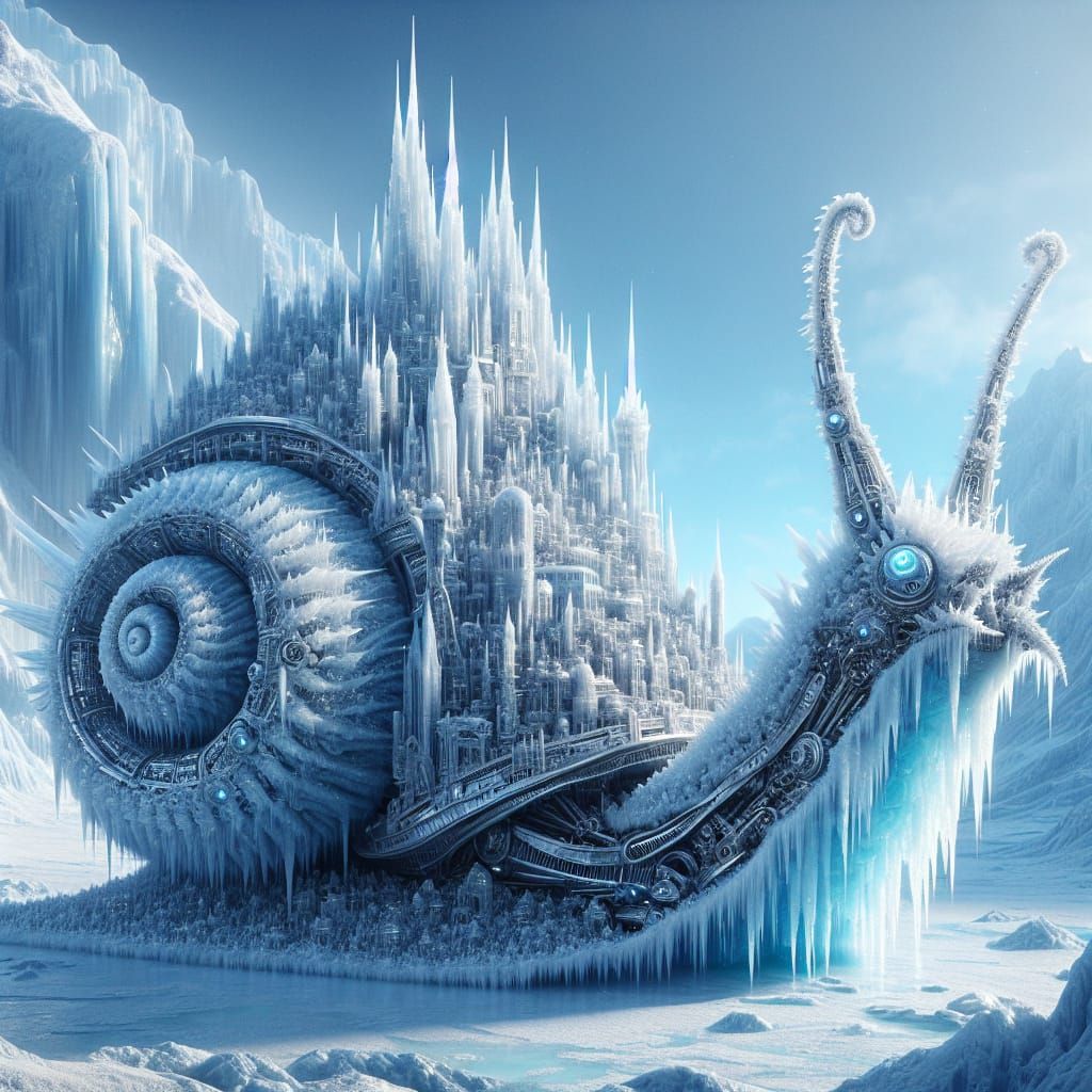 Frostpunk Snail  by @morr5750