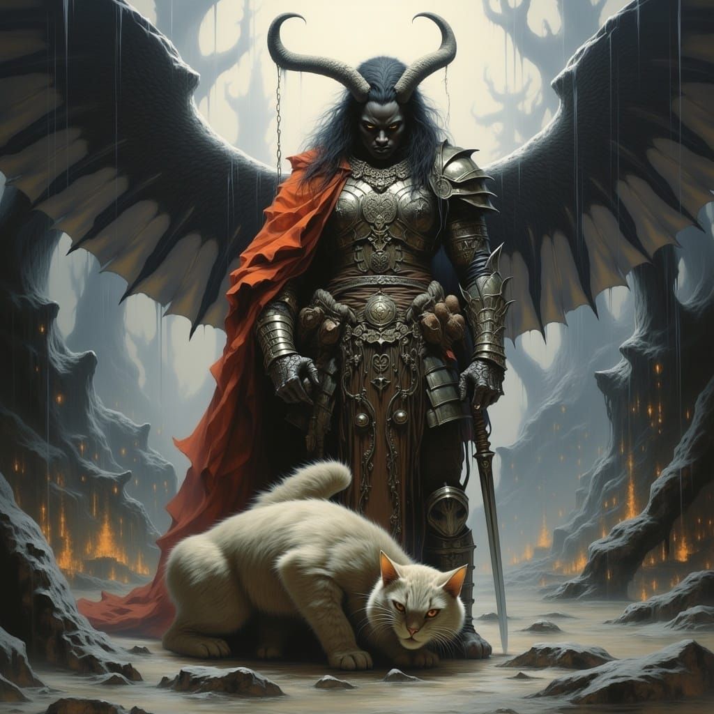 The great warrior princess panther <lora:LapiDark classic:1.0> 80s book cover