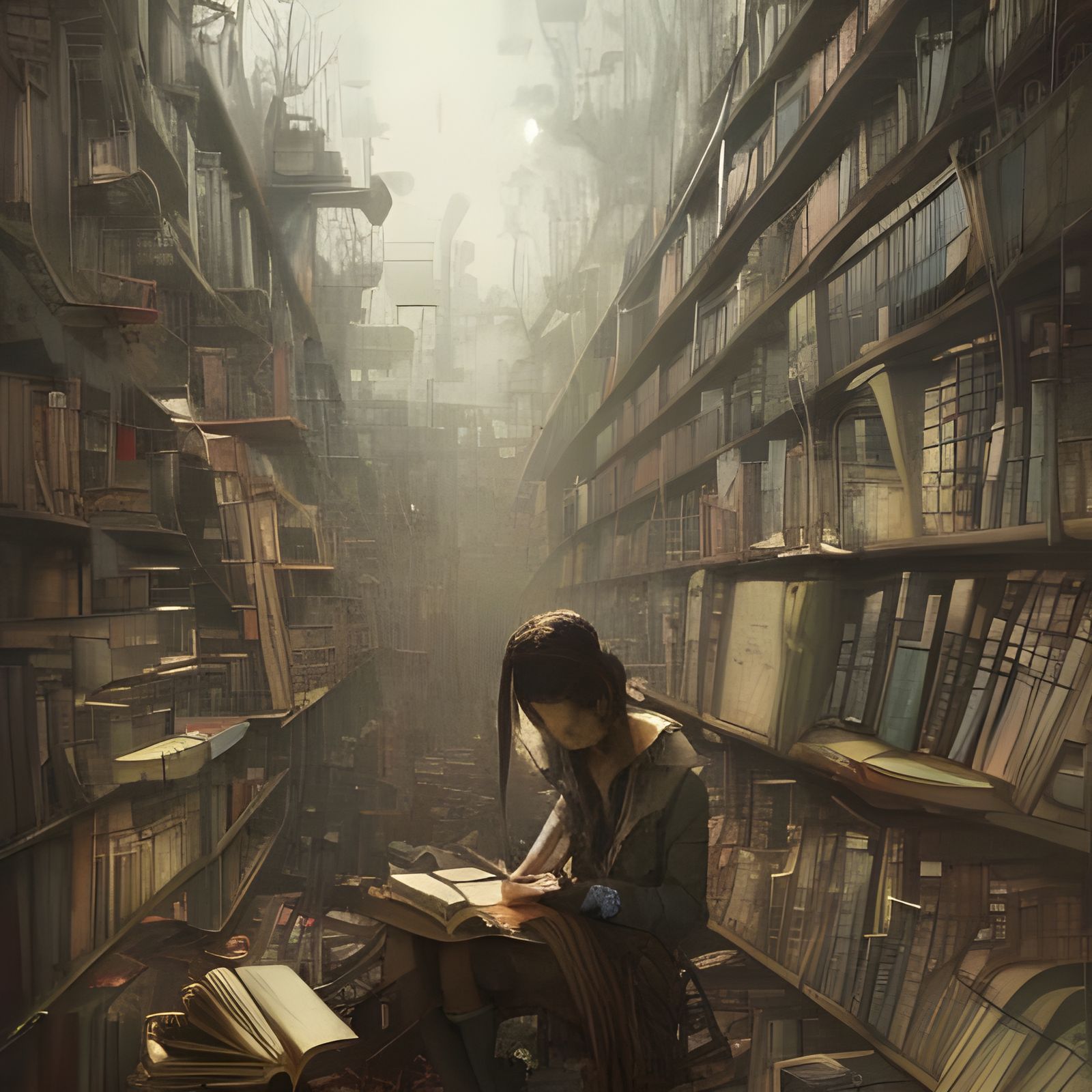 Bookworm - AI Generated Artwork - NightCafe Creator