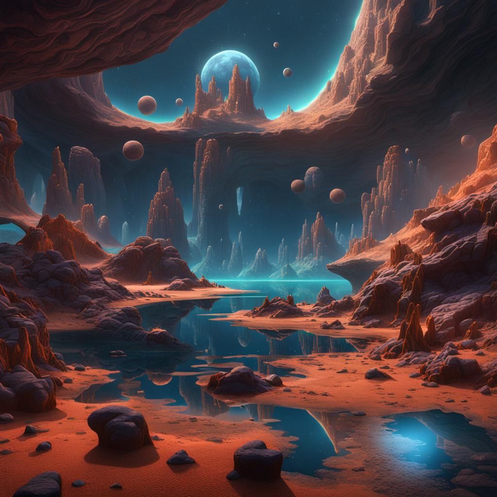 Lagoons in other space galaxies