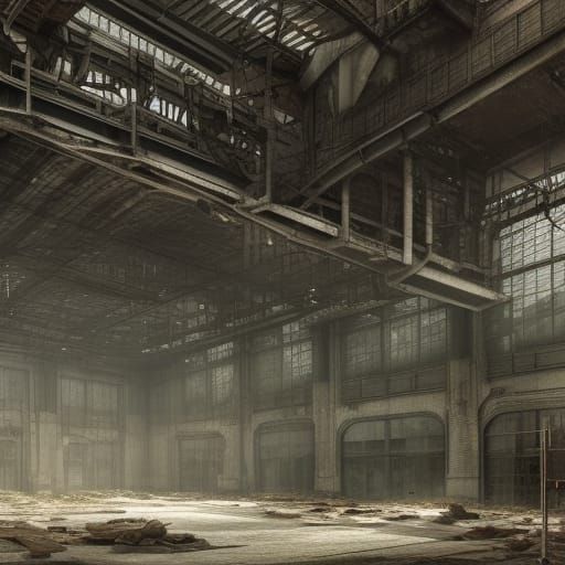 Diesel: Abandoned Warehouse - AI Generated Artwork - NightCafe Creator