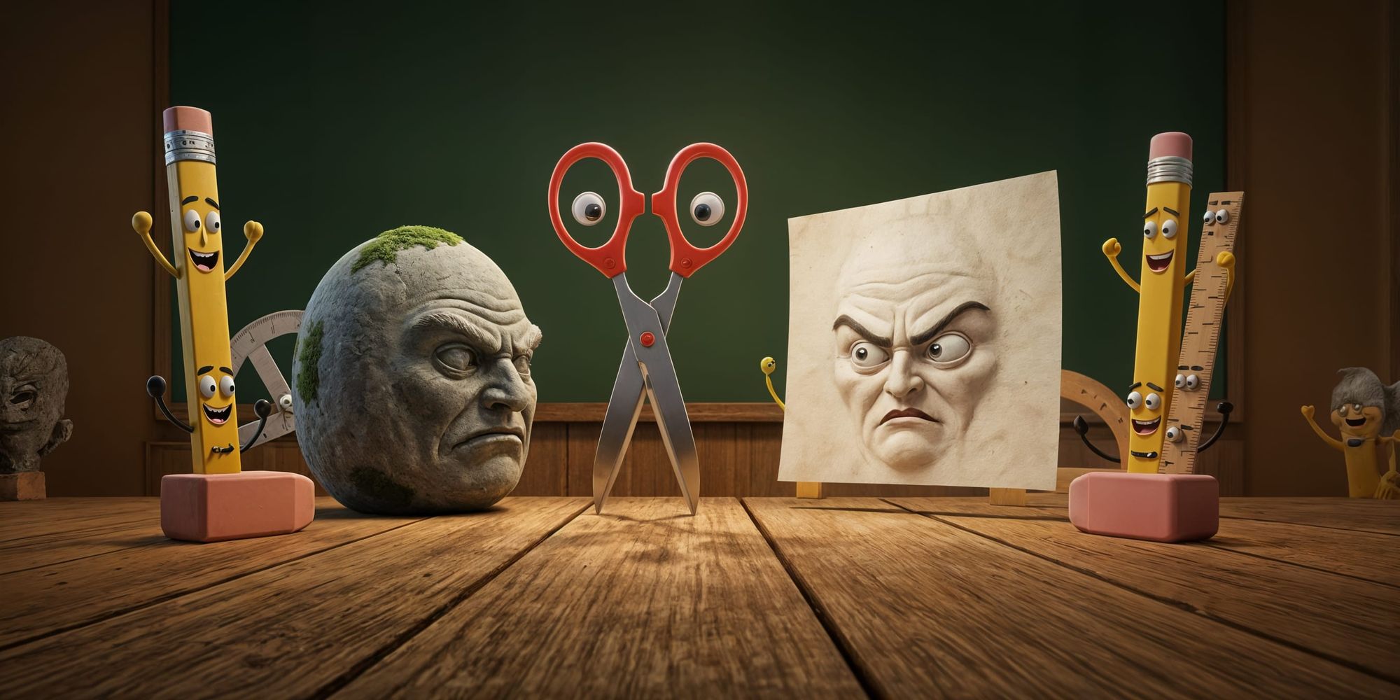 Rock-Paper-Scissors Classroom Faceoff