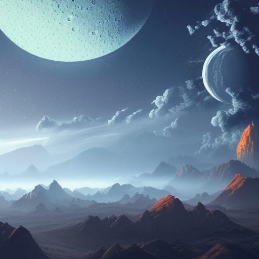 Moon in Space