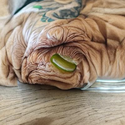 Wrinkly pickle