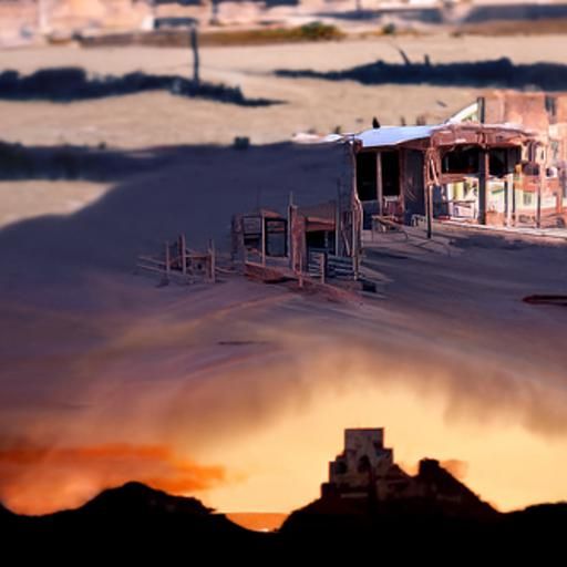 Desert ghost town