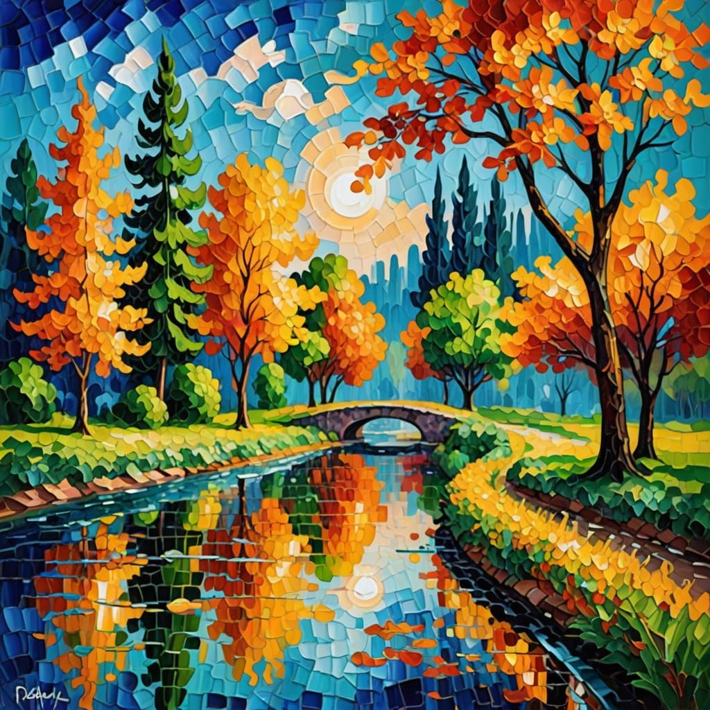 Vibrant Neo-Impressionist Expressionist Masterpiece