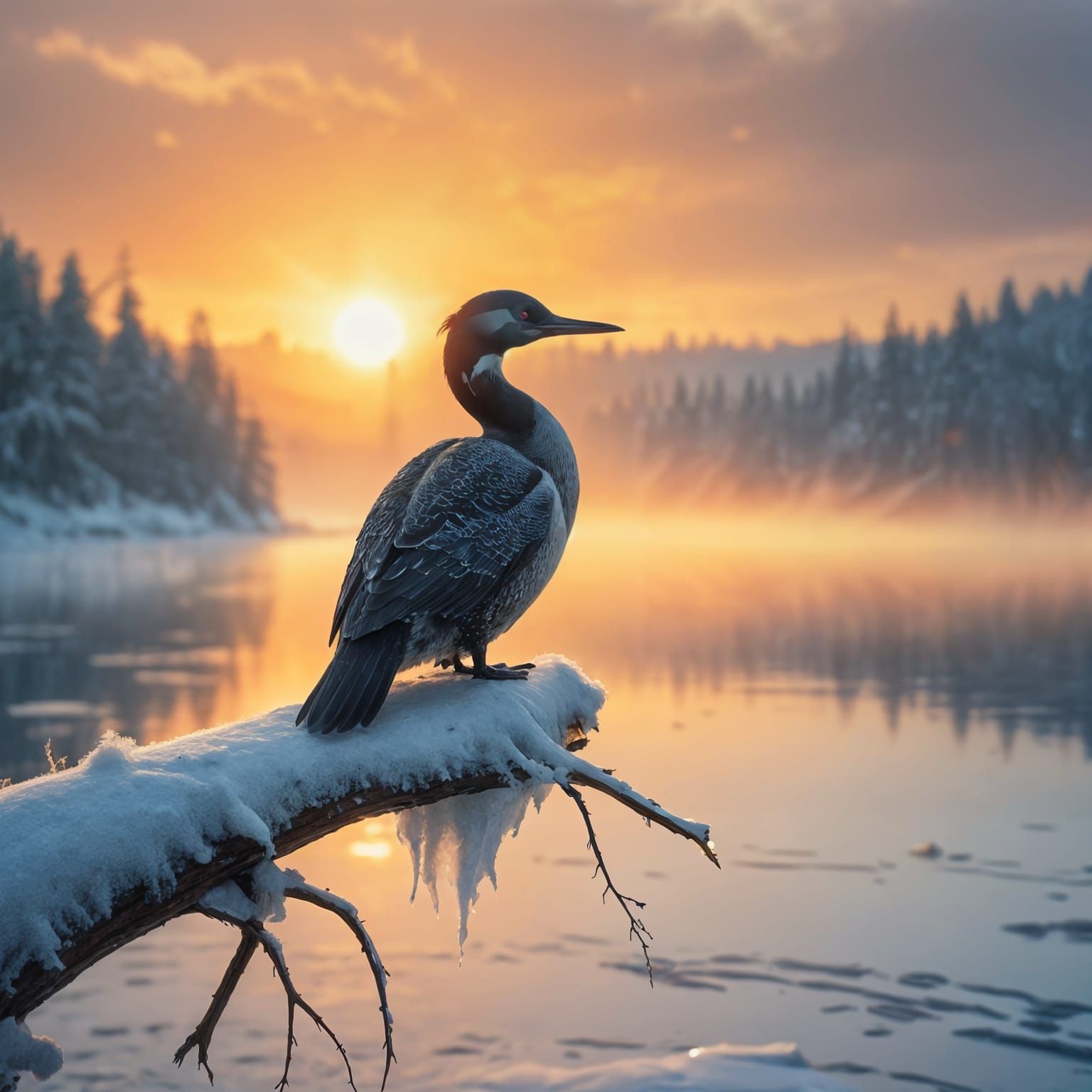 Canadian loon   by @Mike Ritchie