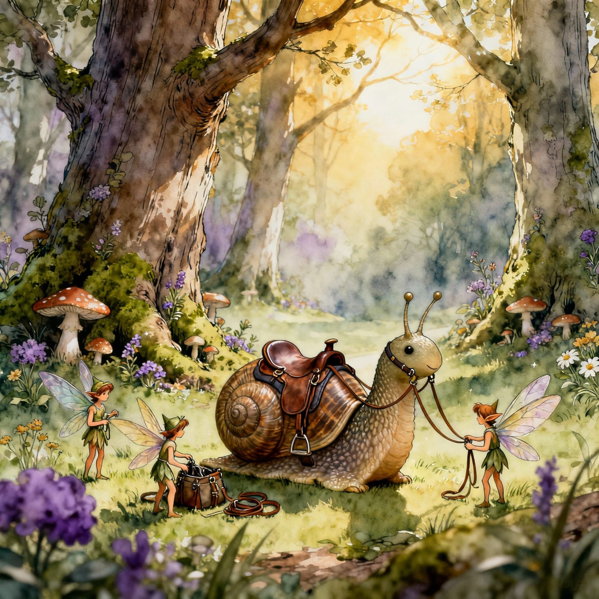 Getting ready for the local snail race ...