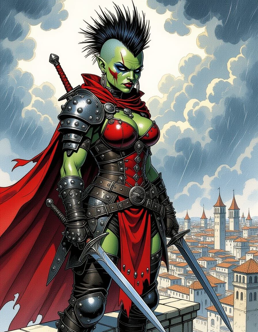 She is like the storm