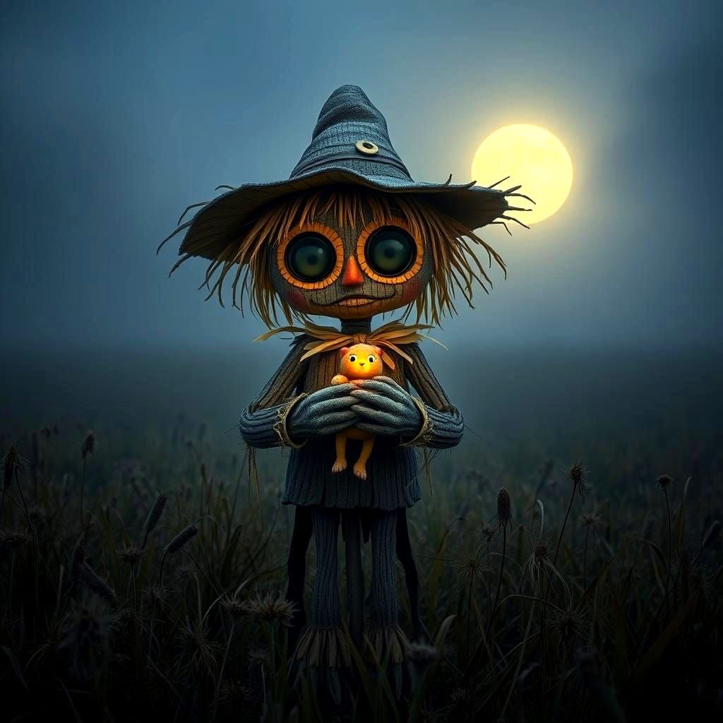 Scaredy Crow  by @Floe Joe 