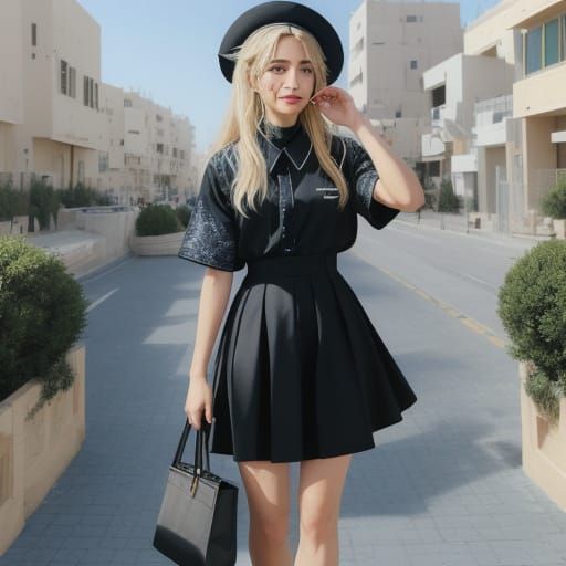 Joyful Child Holding Guitar