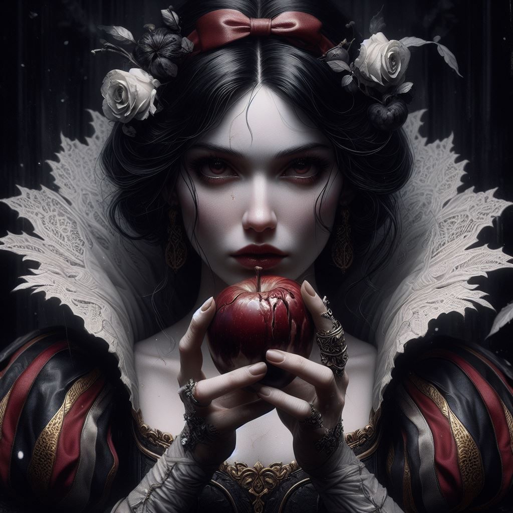 Snow-white and the apple