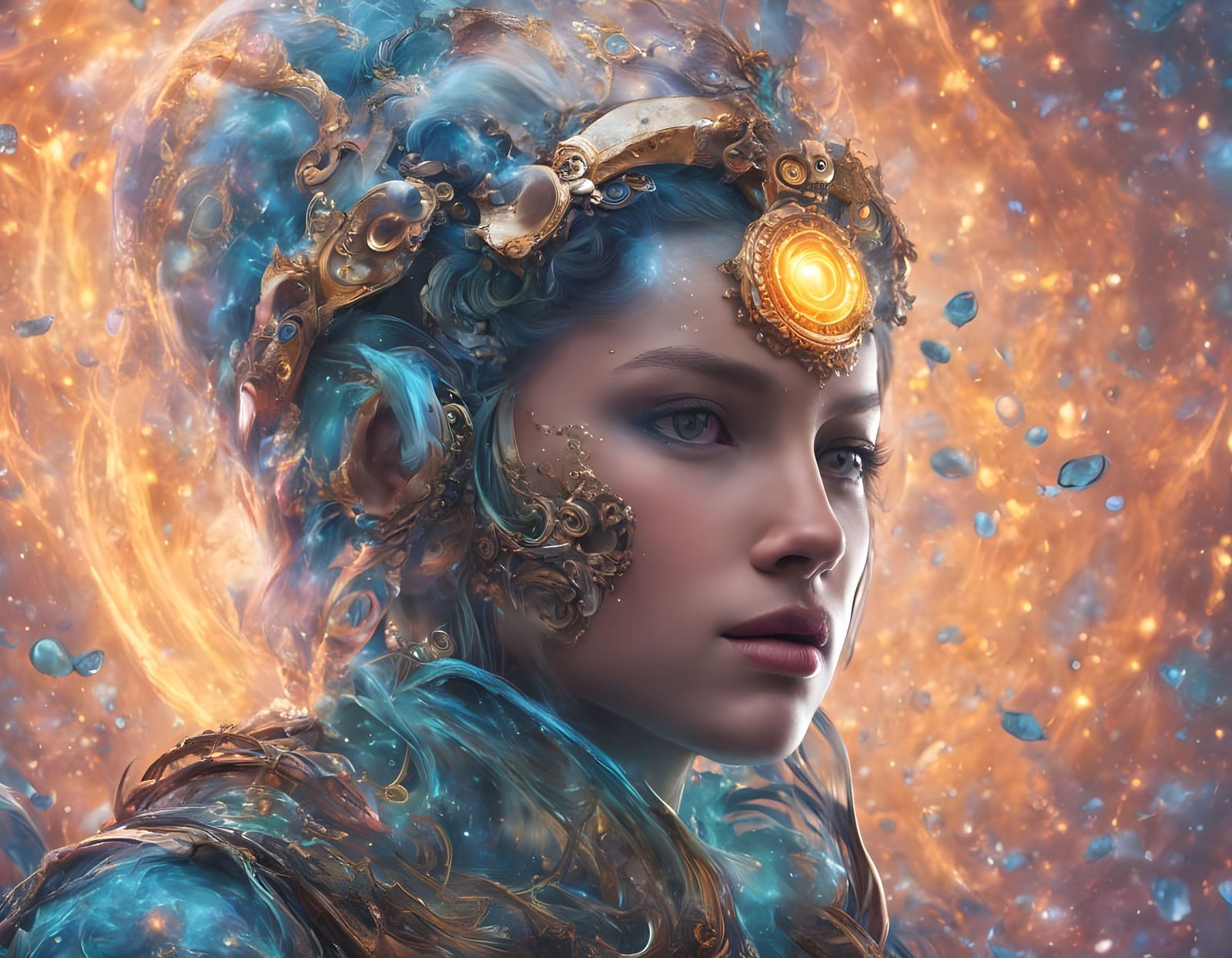 Pleiadian Princess  by @Dhanishta