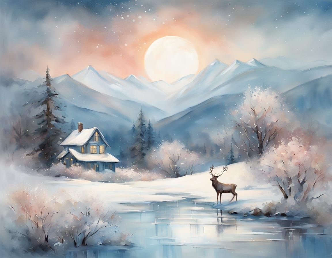 winter wonderland  by @MindArtXL
