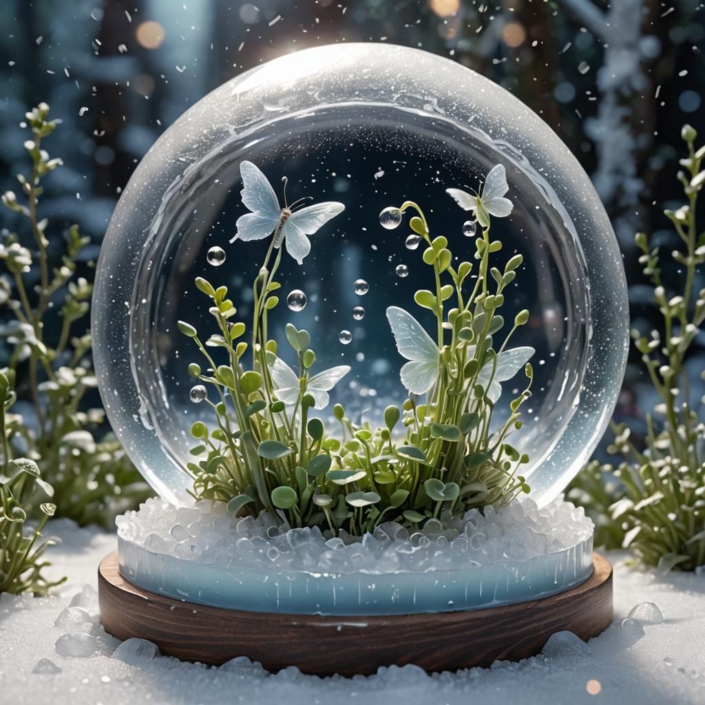 snow globe  by @photon