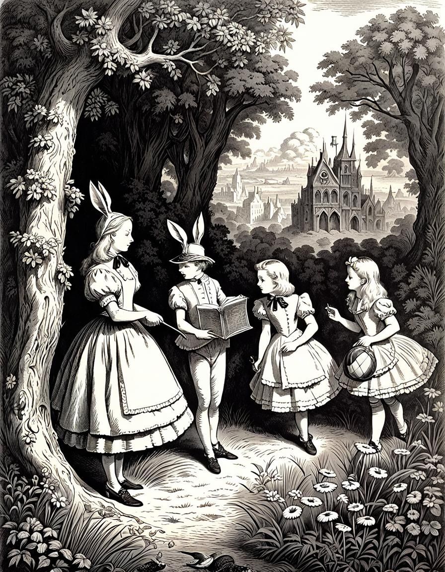 "But then, said Alice, if the world has absolutely no meanin...