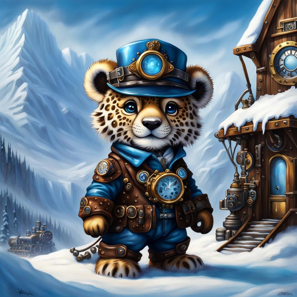 The Mountaineer, Steampunk Leopard Cub 