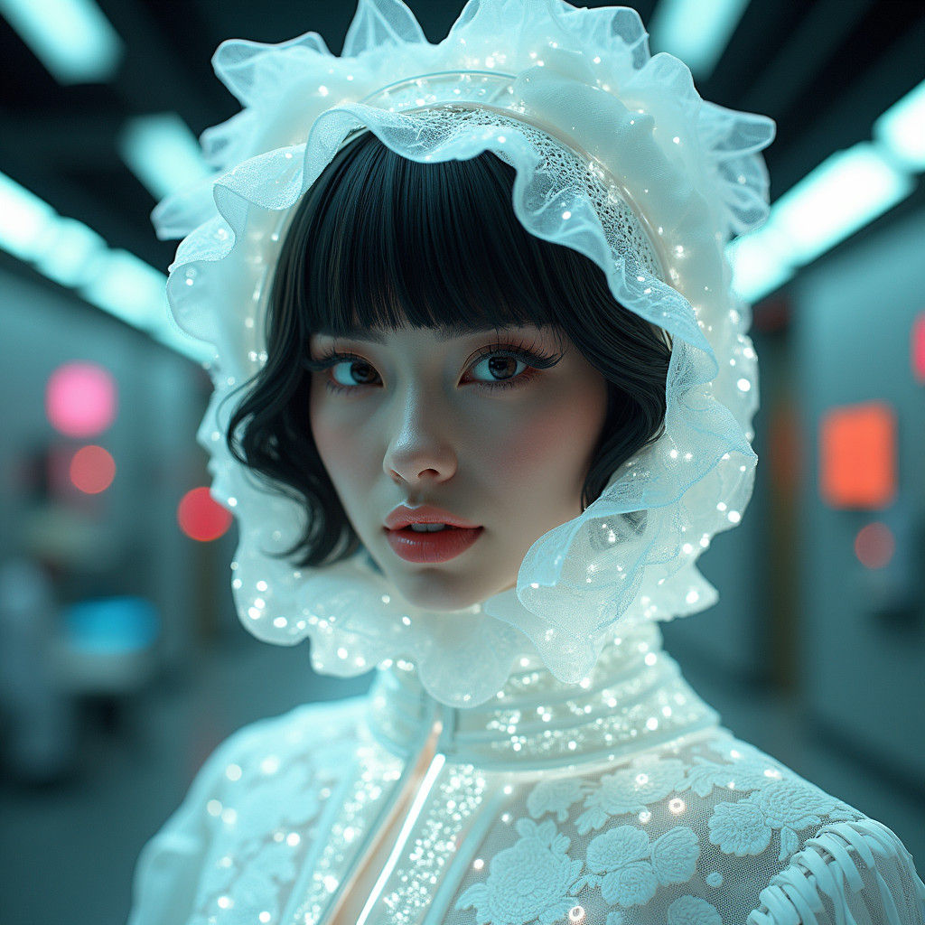 Glowy ruffles