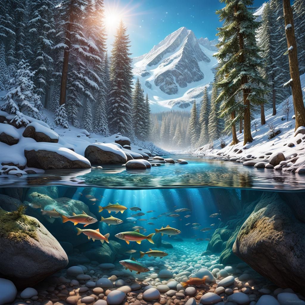 Mountain High River Low  by @NateSure 