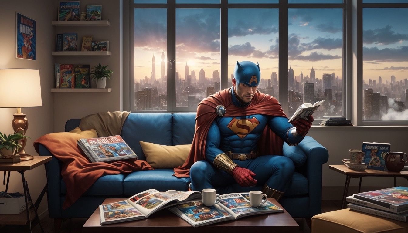 Even at my age still love being a bit of a comic nerd.