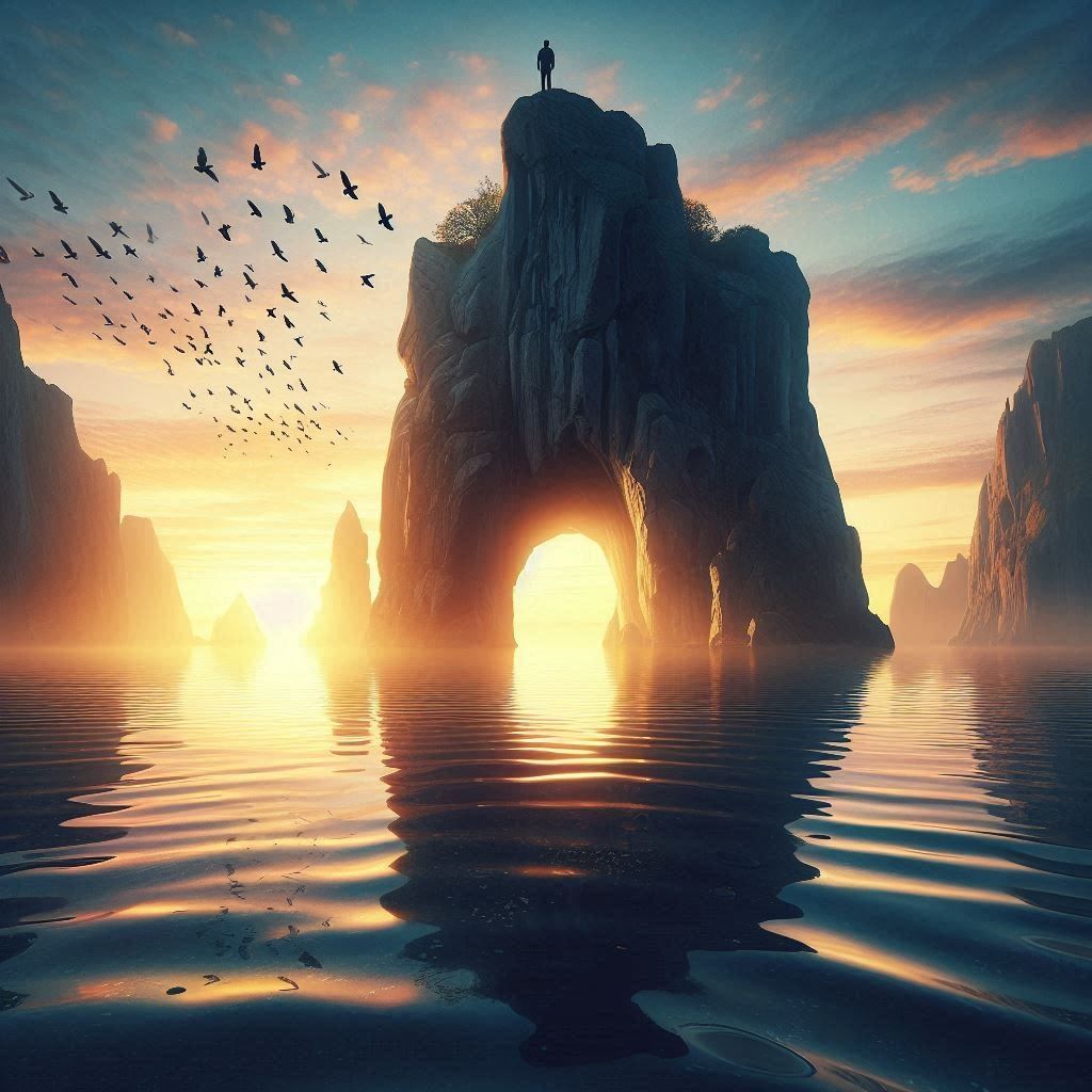 “Ripples of Dawn”