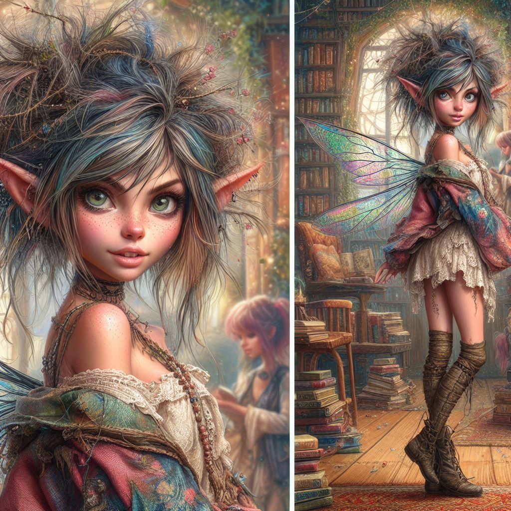 Wild little Pixie Girl