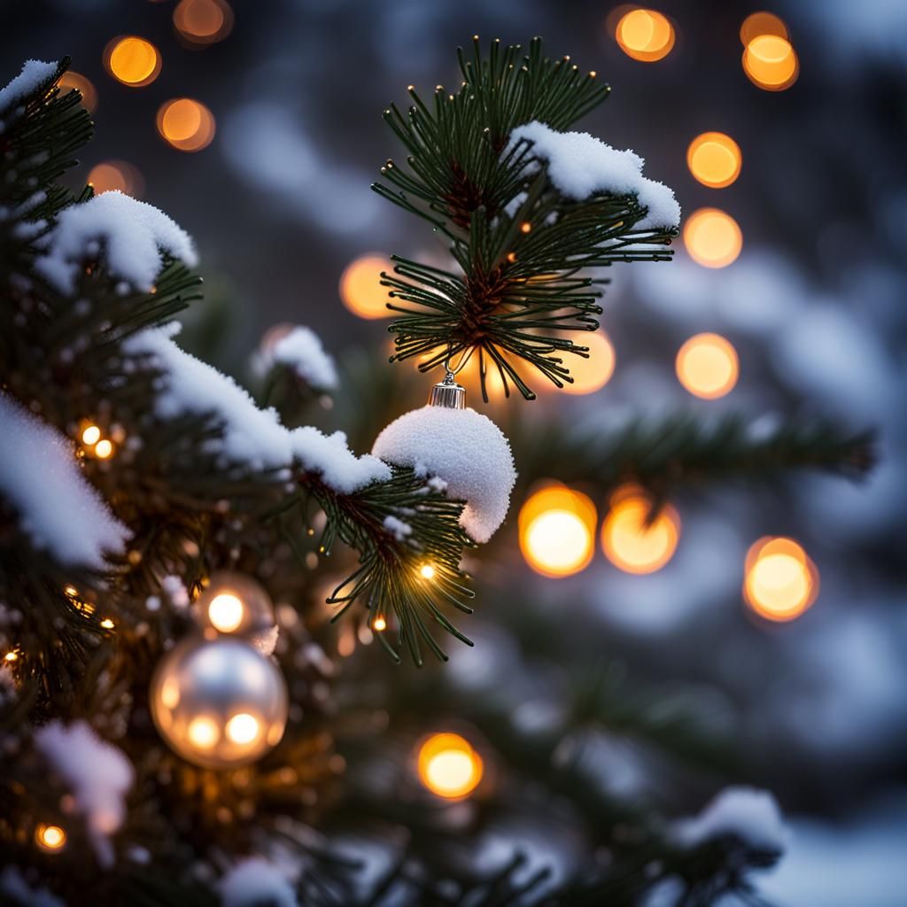 Pine branches