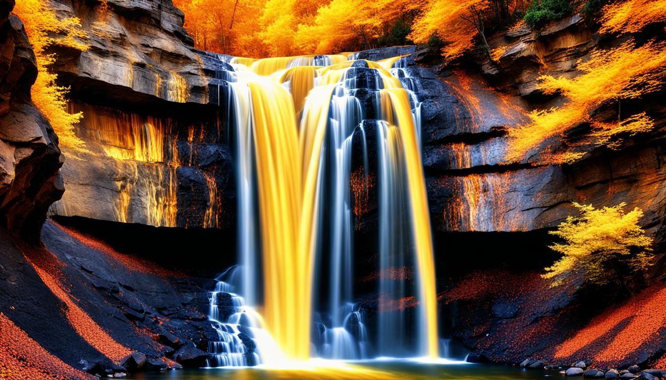 Yellow Waterfall