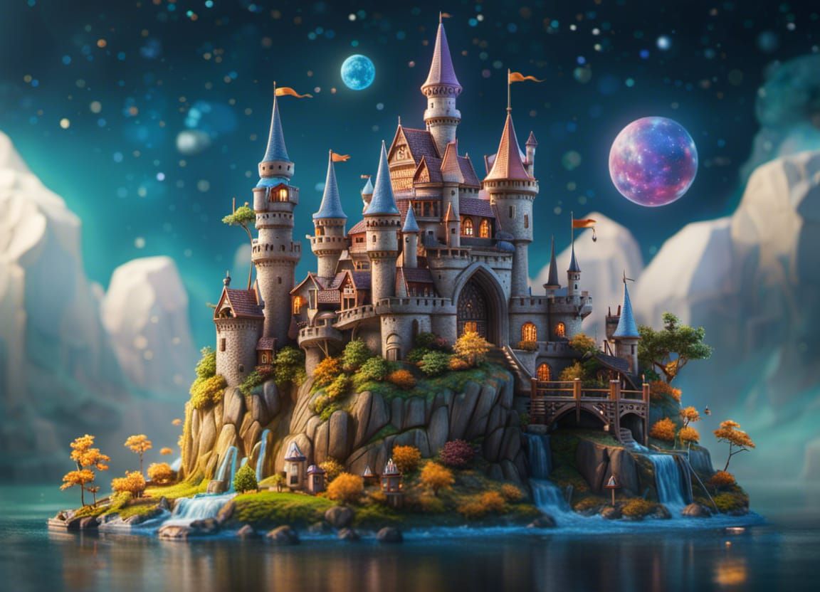 Magical Castle - AI Generated Artwork - NightCafe Creator