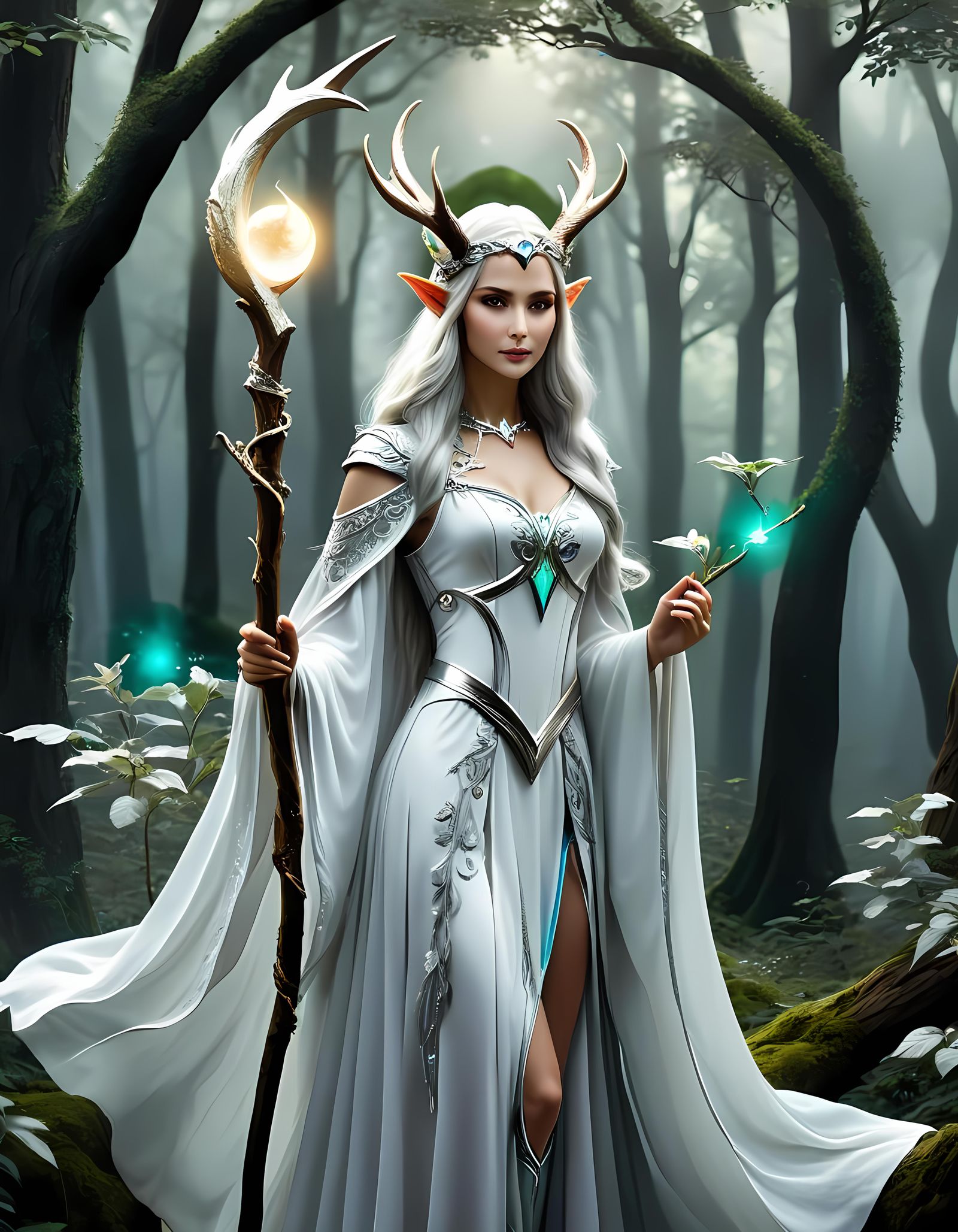 The Elven Witcher Queen   by @Crazy Cane Corso Lady