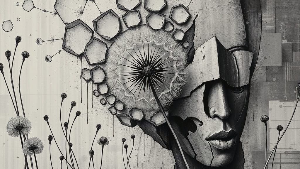 resonant artwork  ,dandelion  by @MindWeather