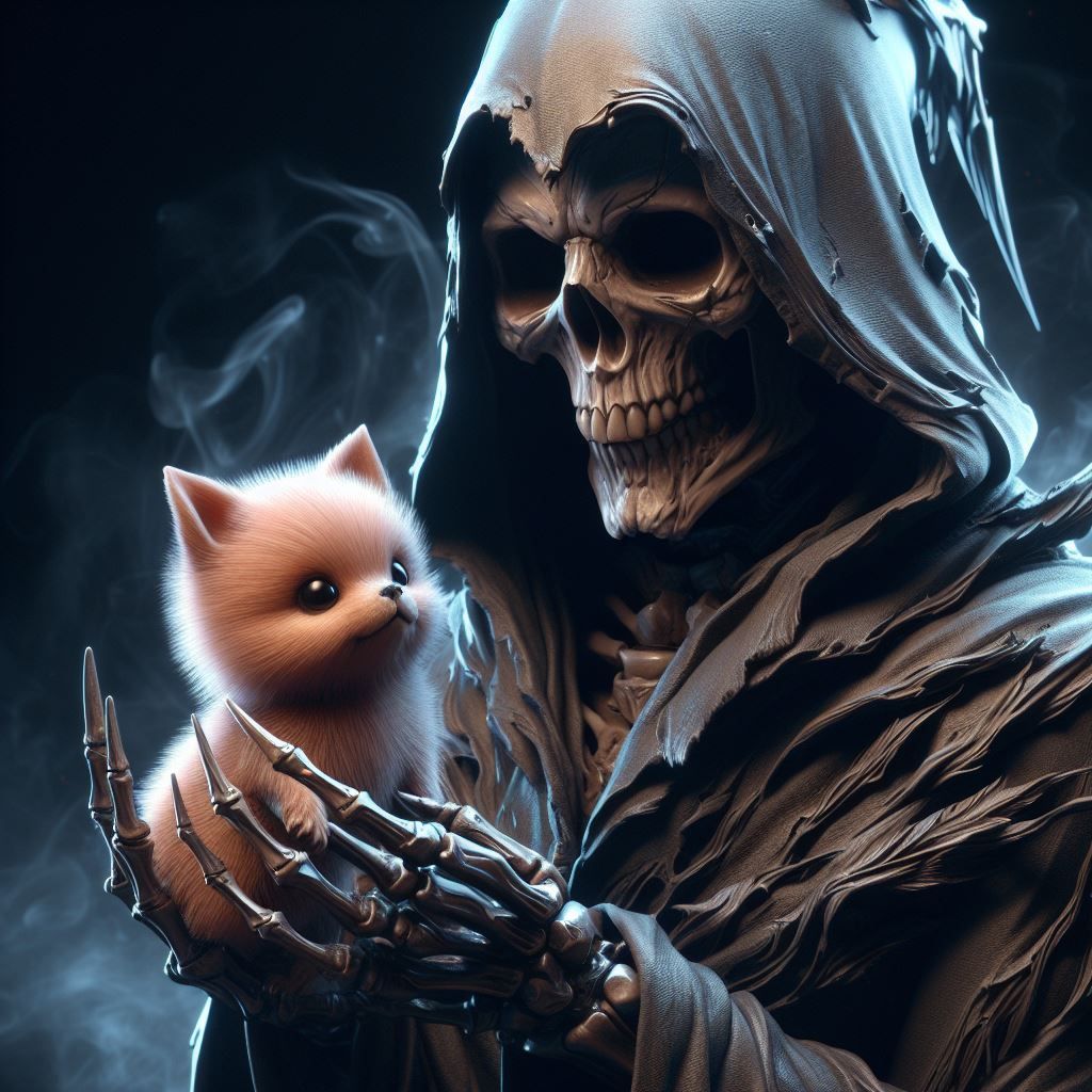 Grim Reaper and his puppy 2
