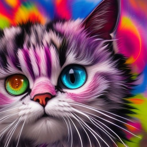 Multicolor eyes - AI Generated Artwork - NightCafe Creator