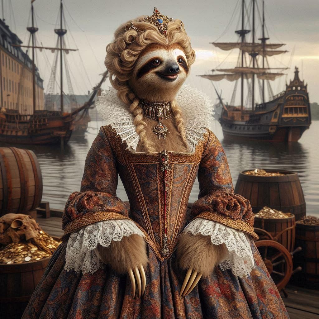 Slothcilia Vasa of Sweden, the Pirate Princess
