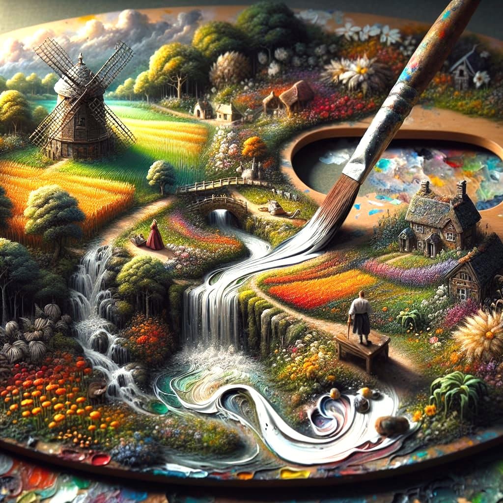 A Painter's Imagination  by @Emy