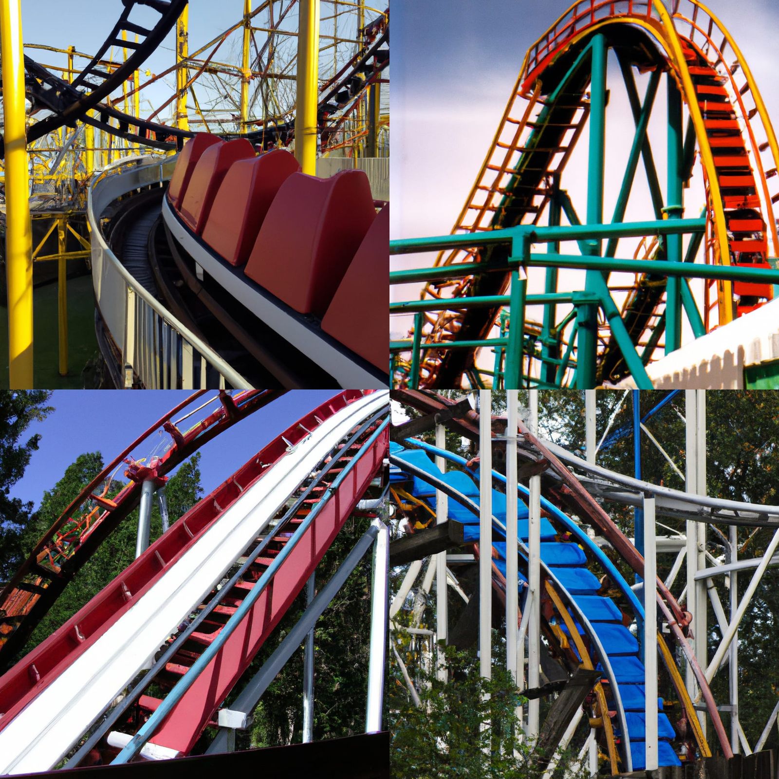1990s arrow dynamics roller coaster