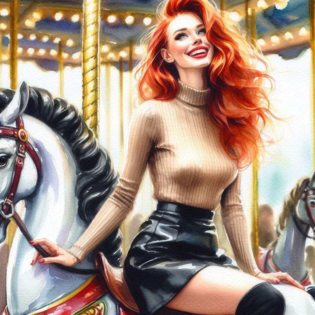 "Redhead on a Merry-Go-Round"