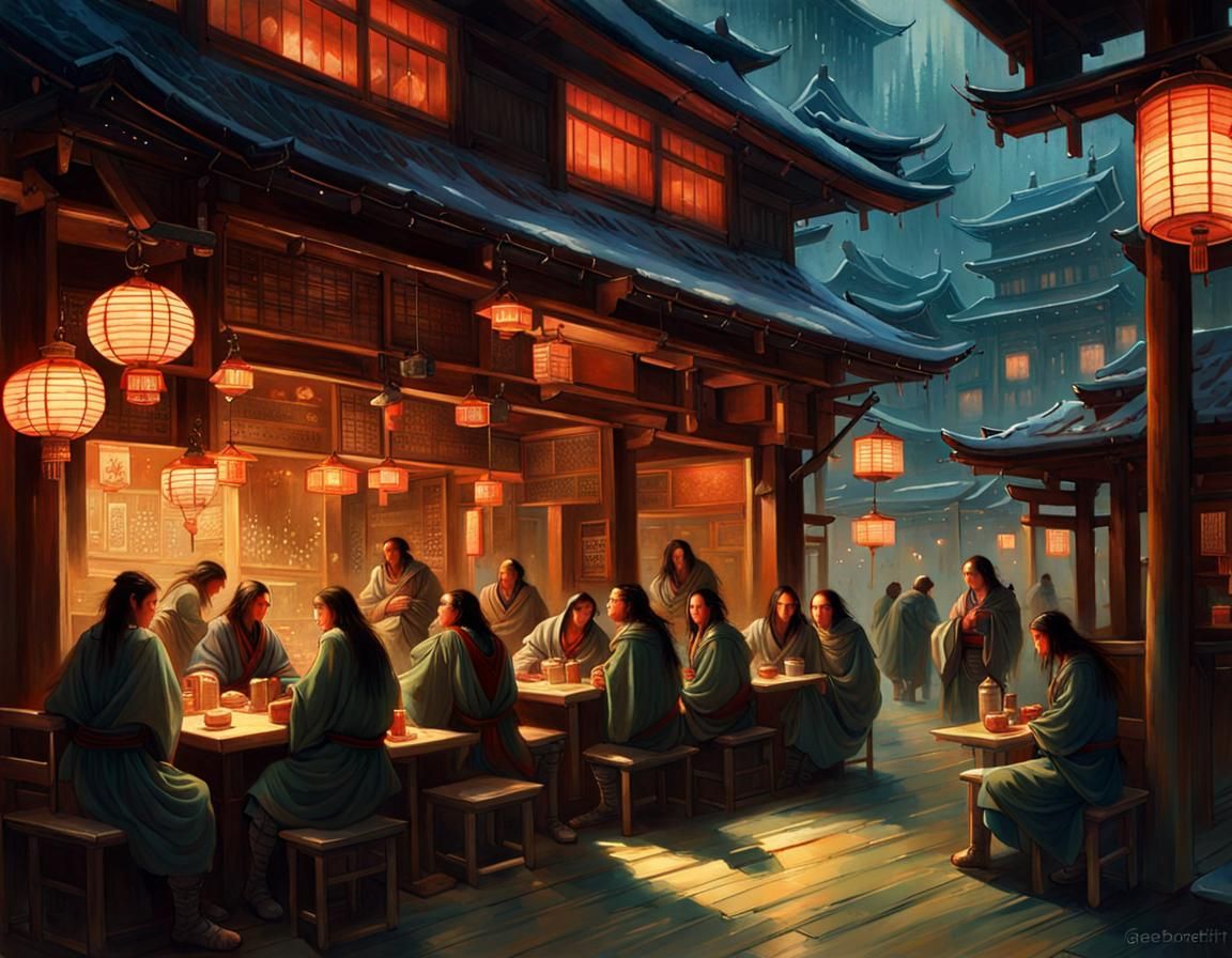 An Old Cafe  by @Micheal Bomberger