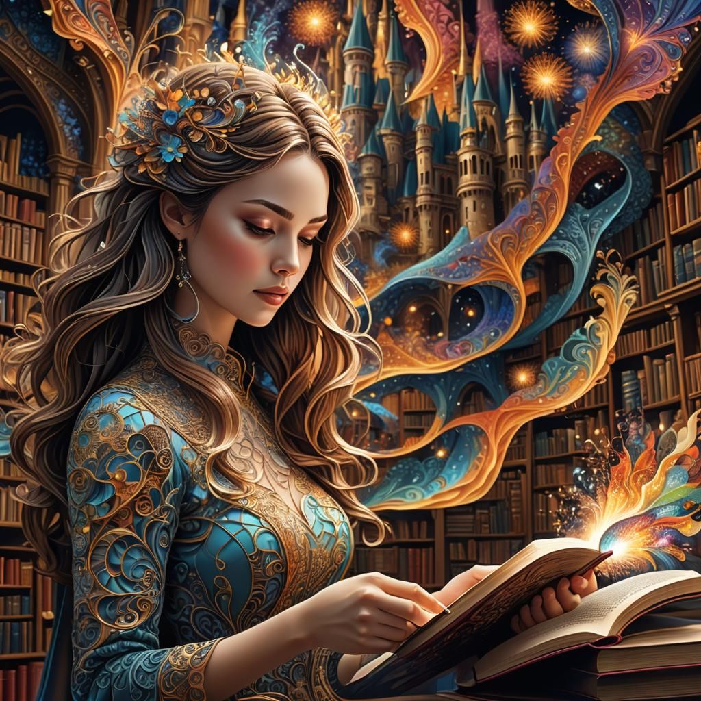 A Magical Story Unfolds  by @Trebol