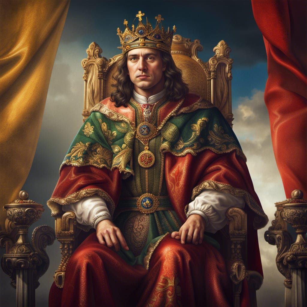 Saint Casimir as the king of Lithuania - AI Generated Artwork ...