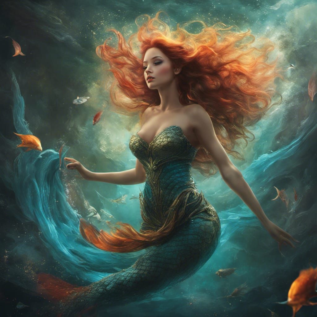 mermaid 0004  by @Lilith