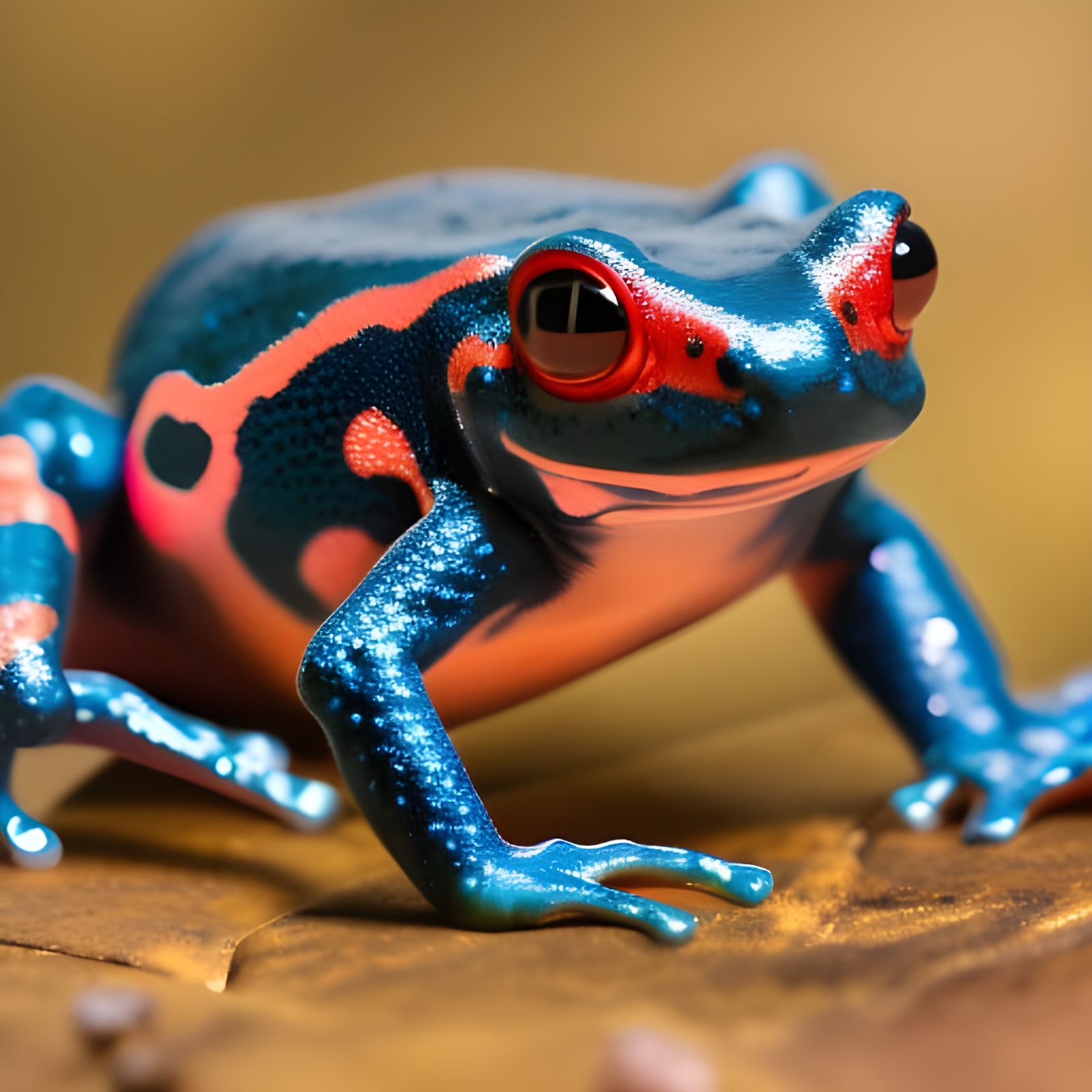Poison dart frog  by @Laevos
