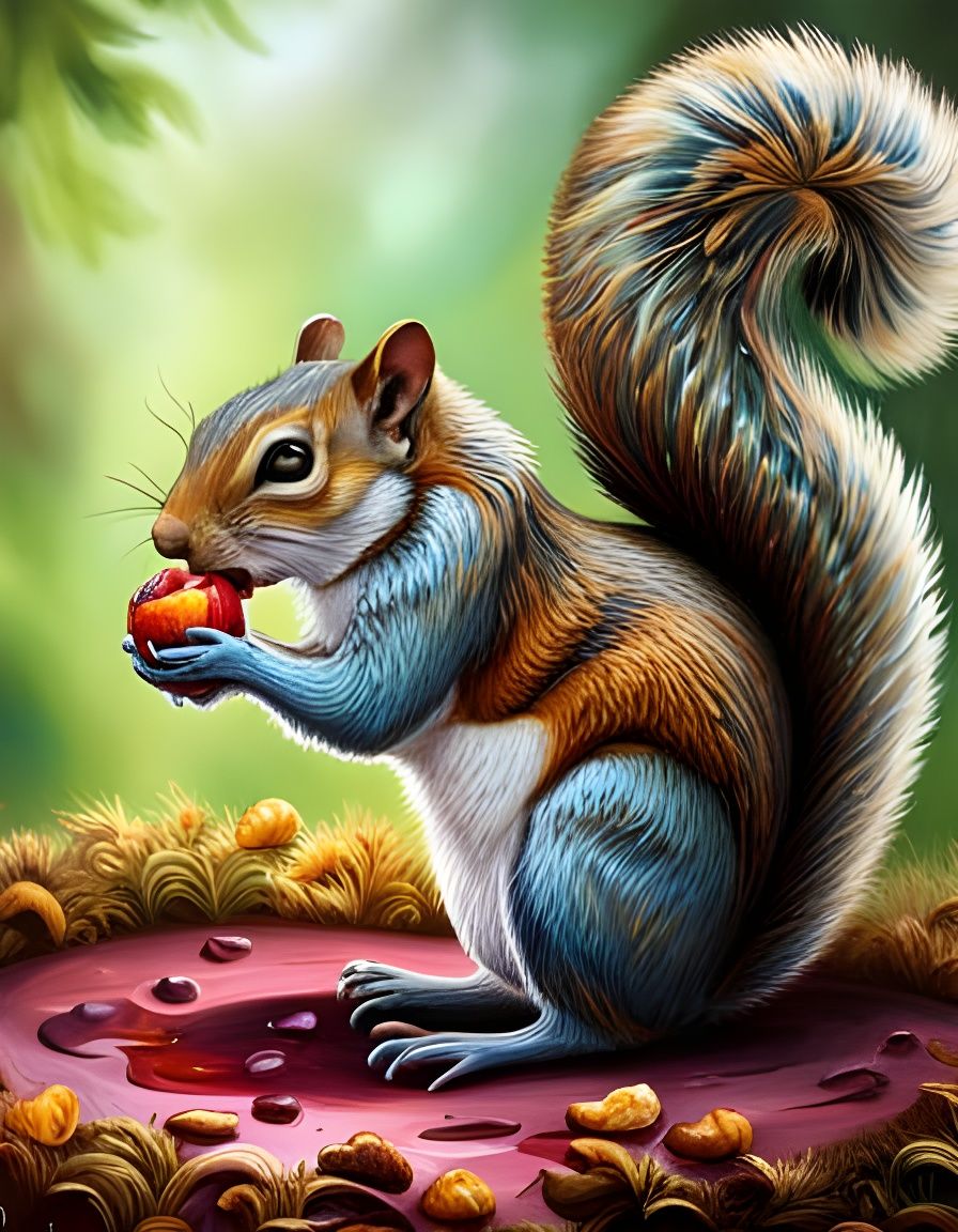 A Squirrel (forgot to enter for the challenge)  by @AI-Lover
